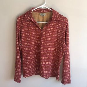 Royal Robbins patterned shirt